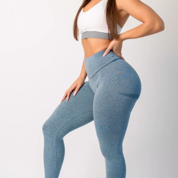 Thunder Blue Allure By Ana Leggings - Picture 1 of 7